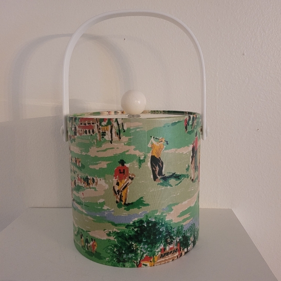 Kraftware Other - Vintage Kraftware Preppy Golf Ice Bucket